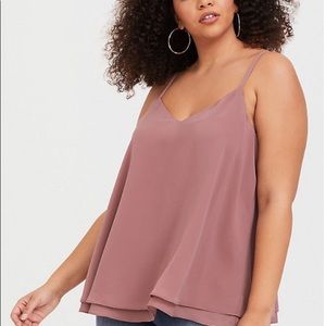 TORRID Double Layer Swing Cami Walnut - Sophie
